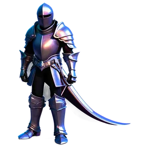 Shadowy Knight Figure Png Mid PNG Image