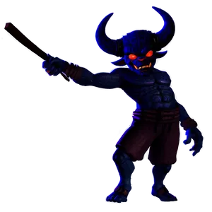 Shadowy Oni Figure Png Tdj PNG Image