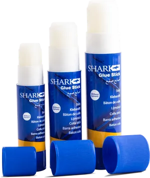 Shark Glue Sticks Product Display PNG Image