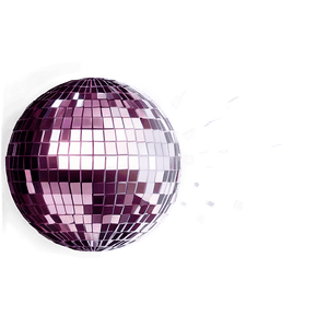 Shattered Disco Ball Illustration PNG image with transparent background