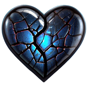 Shattered Heart Icon PNG gax PNG image with transparent background