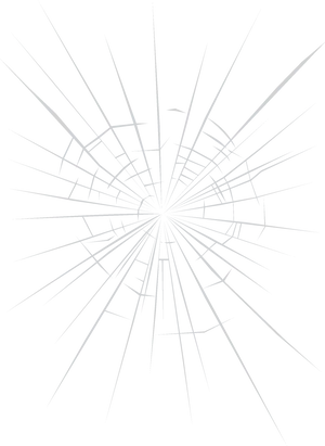 Shattered Screen Vector Illustration PNG Image