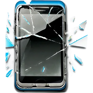 Shattered Smartphone Screen Png Skq84 PNG Image