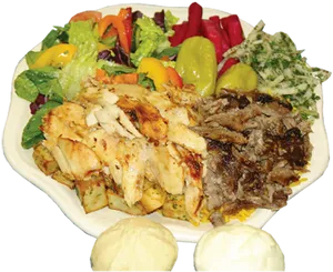 Shawarma Platter Delight.jpg PNG Image