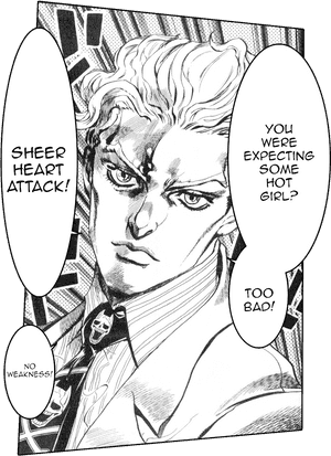 Sheer Heart Attack You Were Expecting Some Hot Girl - Sheer Heart Attack Has No Weakness Jojo, HD Png Download PNG image with transparent background