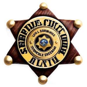 Sheriff Badge Graphic Png 78 PNG Image