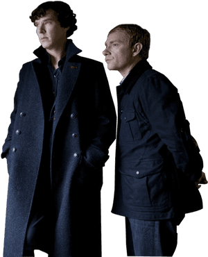 Sherlock Png Free Download - John And Sherlock Png, Transparent Png PNG image with transparent background
