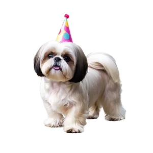 Shih Tzu Birthday Party Png Dlv72 PNG Image