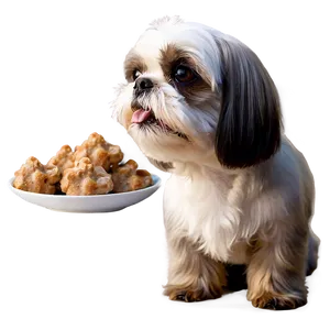 Shih Tzu Eating Treats Png Ioh61 PNG Image