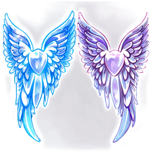 Shimmering Angel Wings Background PNG 05042024 PNG image with transparent background