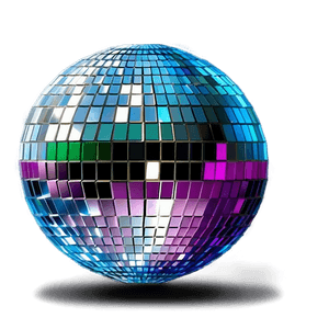 Shimmering Disco Ball PNG image with transparent background