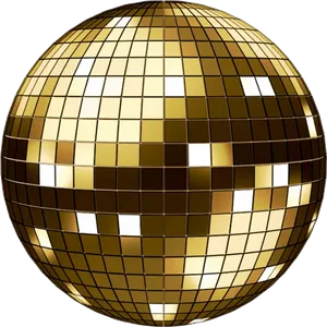 Shimmering Disco Ball PNG Image