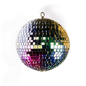 Shimmering Disco Ball PNG image with transparent background