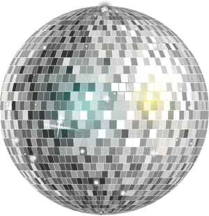 Shimmering Disco Ball PNG Image