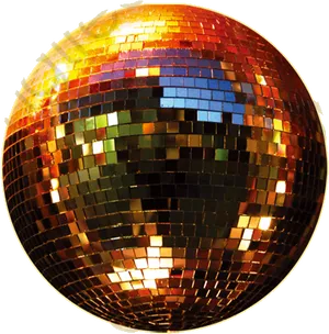 Shimmering Disco Ball PNG Image