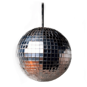 Shimmering Disco Ball PNG image with transparent background