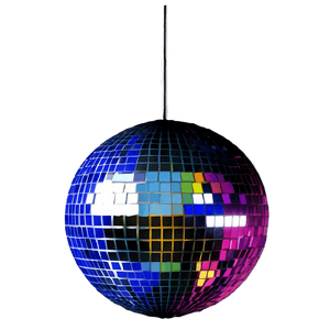 Shimmering Disco Ball PNG image with transparent background