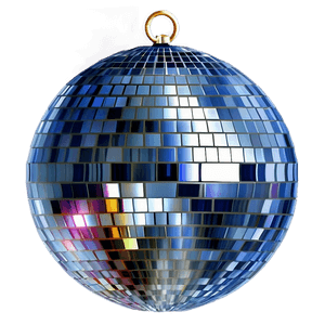 Shimmering Disco Ball PNG image with transparent background