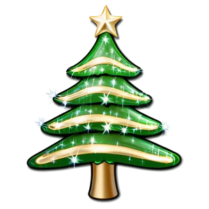 Shimmering Noel Tree Png Jqq PNG Image