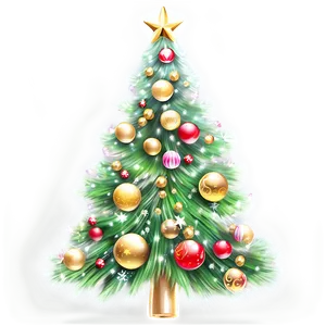 Shimmering Noel Tree Png Yda84 PNG Image