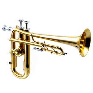 Shining Brass Trumpet PNG 42 PNG image with transparent background