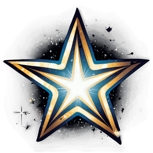Shining Star Vector Illustration PNG 05252024 PNG image with transparent background