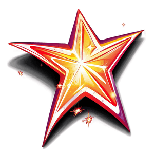 Shining Star Vector Illustration PNG jfe31 PNG image with transparent background