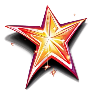 Shining Star Vector Illustration Png Jfe31 PNG Image