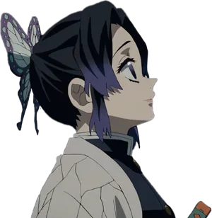 Shinobu Kocho Anime Profile PNG Image