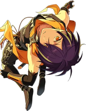 Shinobu Kocho Dynamic Pose PNG Image