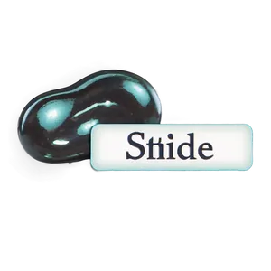 Shiny Beanwith Label PNG Image