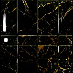 Shiny Black Marble Tiles Png Cur32 PNG Image