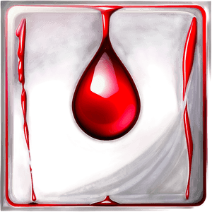Shiny Blood Drop PNG utc PNG