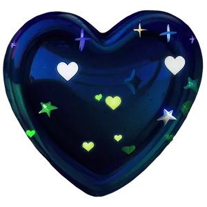 Shiny Blue Heart Symbol Png Tyw67 PNG Image