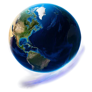 Shiny Blue Planet Artwork Png 06292024 PNG Image