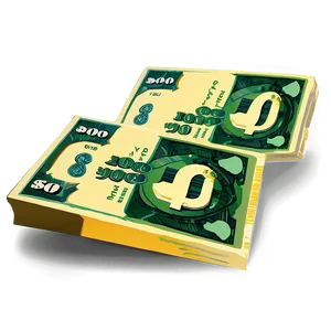 Shiny Cartoon Money Png 06132024 PNG Image