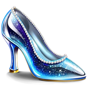 Shiny Glass Slipper Cinderella Png Udj91 PNG Image