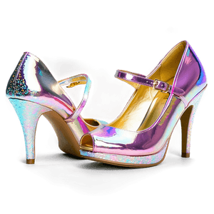 Shiny Glitter Heels PNG bdf PNG with transparent background