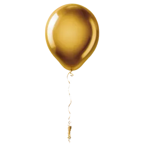 Shiny Gold Balloon Png Ntl21 PNG Image