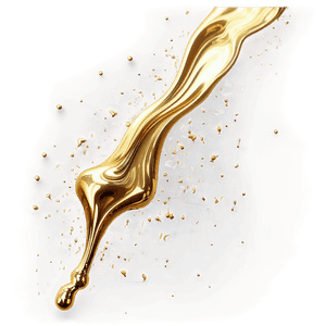 Shiny Gold Paint Splash PNG 06282024 PNG