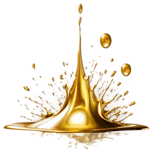 Shiny Gold Paint Splash PNG lrd86 PNG