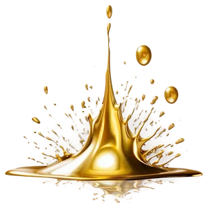 Shiny Gold Paint Splash Png Lrd86 PNG Image