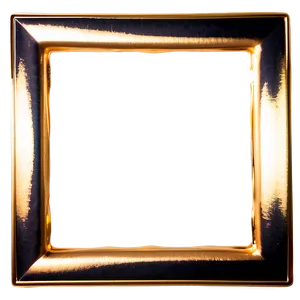 Shiny Gold Square Frame Png Apu PNG Image