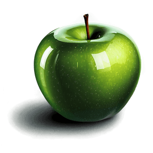Shiny Green Apple PNG 05062024 PNG image with transparent background
