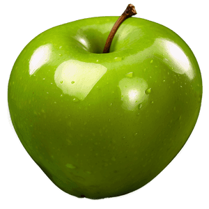 Shiny Green Apple PNG cox99 PNG image with transparent background