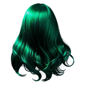 Shiny Green Hair Gloss Png Cld49 PNG Image