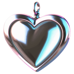 Shiny Heart Decoration PNG 05252024 PNG
