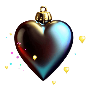 Shiny Heart Decoration PNG 05252024 PNG
