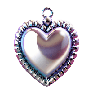 Shiny Heart Decoration PNG oos74 PNG