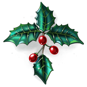 Shiny Holly PNG 05252024 PNG